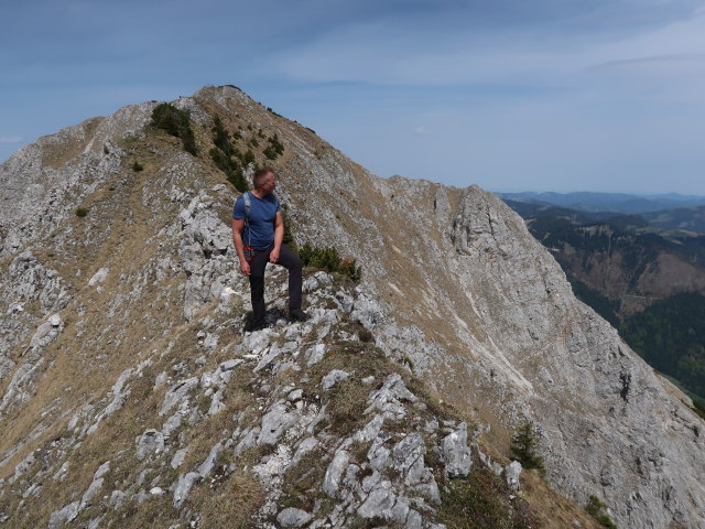 Mario zwischen Großem Wildkamm und Gingatzwiese
