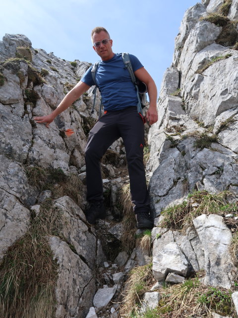 Mario zwischen Großem Wildkamm und Gingatzwiese