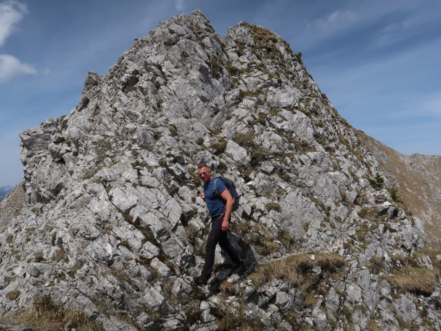 Mario zwischen Großem Wildkamm und Gingatzwiese