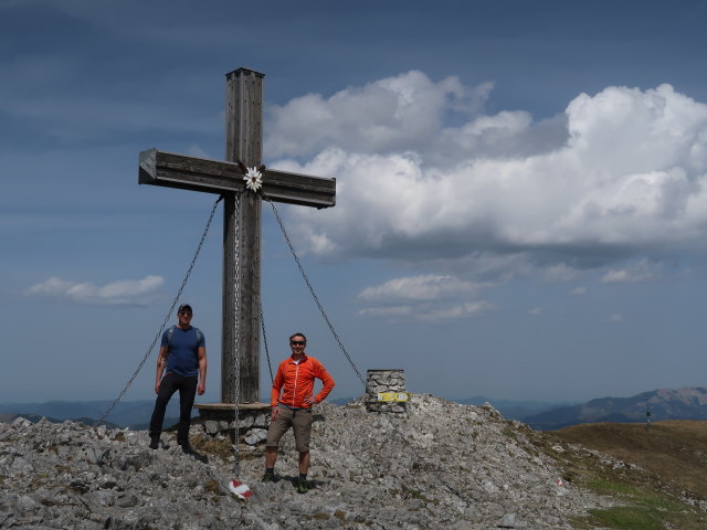 Mario und ich auf der Hohen Veitsch, 1.981 m
