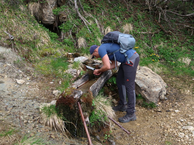 Mario zwischen Gingatzwiese und Sohlenalm