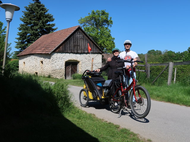 Nils, Sabine und ich in Wolfpassing an der Hochleiten