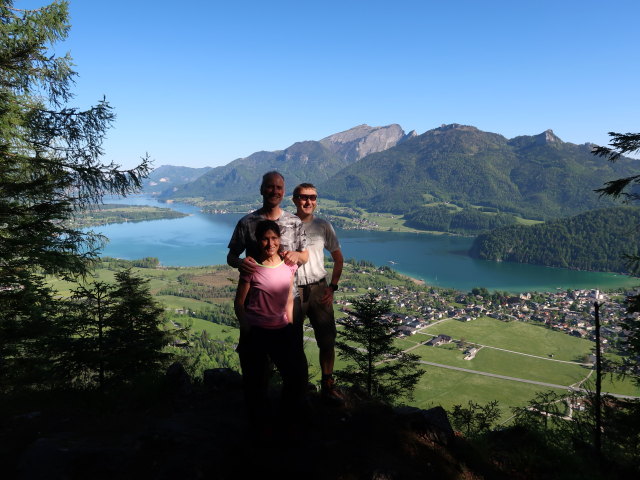 Melanie, Frank und ich auf der Brustwand