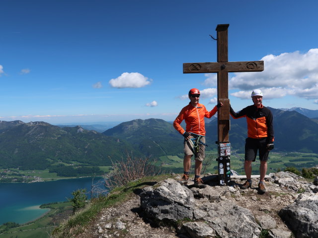 Ich und Frank am Sparber, 1.502 m