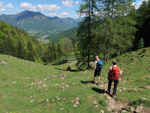 Frank und Melanie zwischen Sparber und Dürntalalm