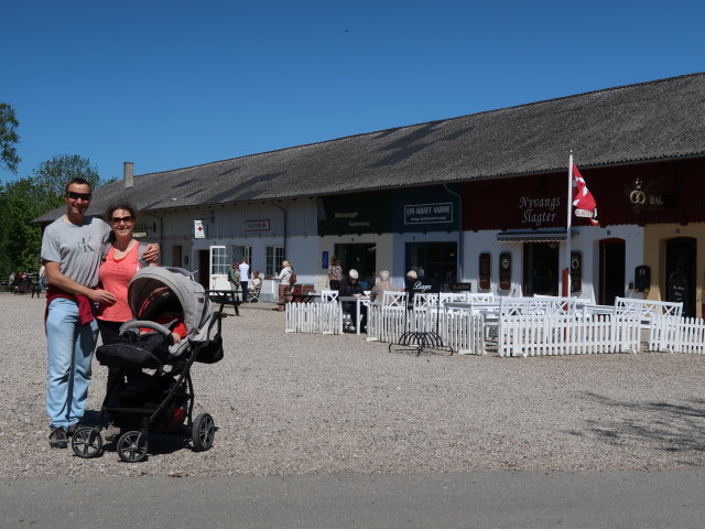 Ich, Sabine und Nils im Oplevelsescenter Nyvang in Holbæk (17. Mai)