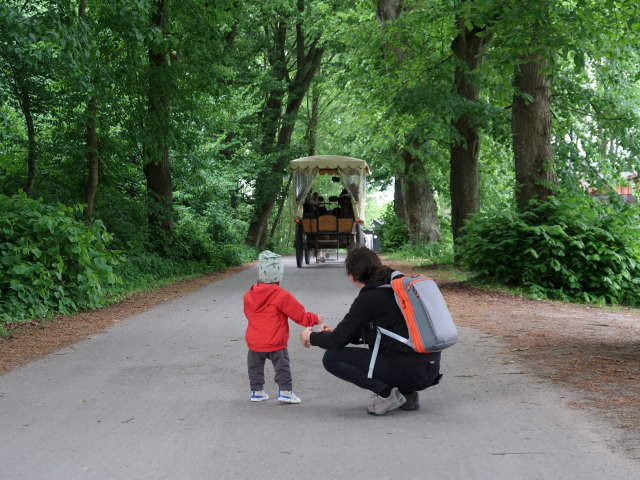 Nils und Sabine im Oplevelsescenter Nyvang in Holbæk (17. Mai)