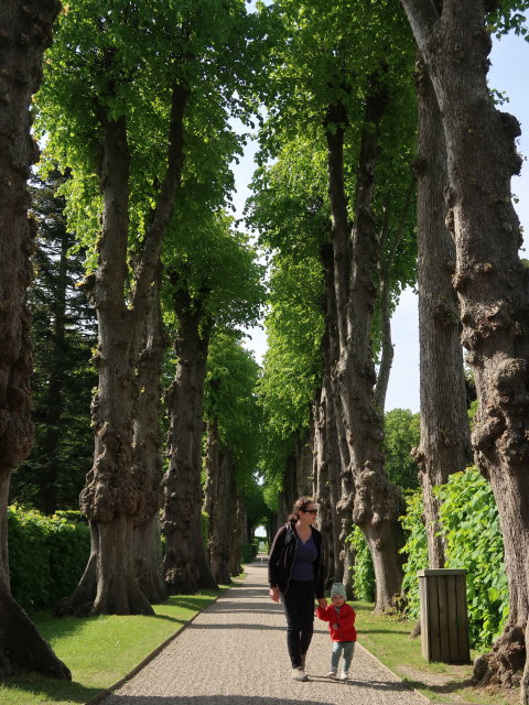 Sabine und Nils im Egeskov Haven in Kværndrup (19. Mai)