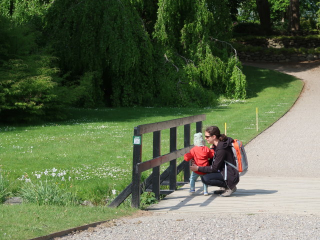 Nils und Sabine im Egeskov Haven in Kværndrup (19. Mai)