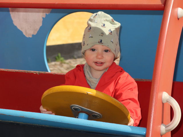 Nils beim Egeskov Veteranmuseum in Kværndrup (19. Mai)