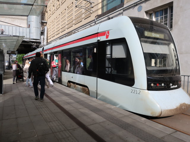 Sabine im Aarhus Hovedbanegård, 12 m (21. Mai)