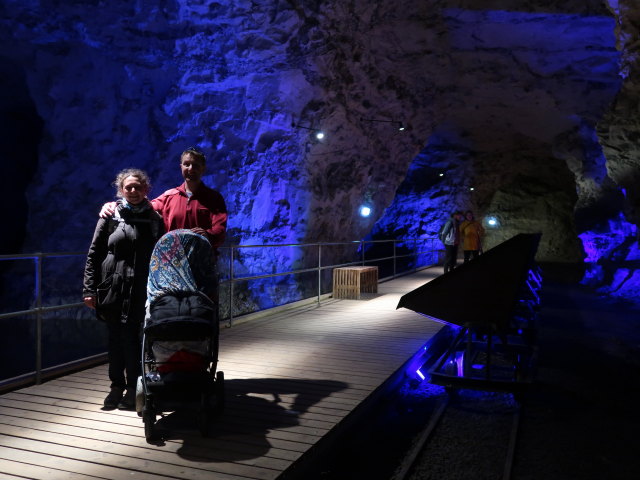 Sabine und ich in der Kalkgruberne von Mønsted Kalkgruber in Stoholm (22. Mai)