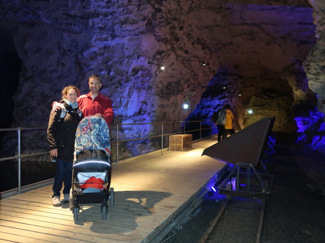 Sabine und ich in der Kalkgruberne von Mønsted Kalkgruber in Stoholm (22. Mai)