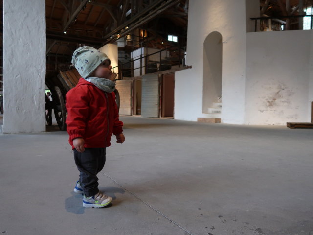 Nils im Kalkværket von Mønsted Kalkgruber in Stoholm (22. Mai)