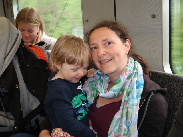 Nils und Sabine im IC 4161 (23. Mai)