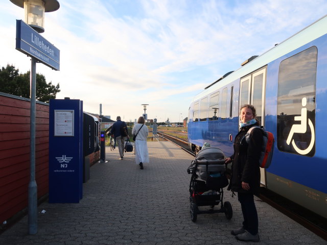 Sabine in der Lilleheden Station (24. Mai)