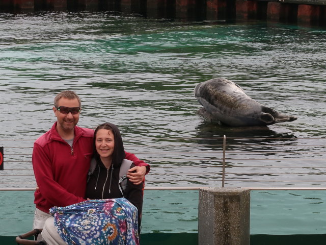 Ich und Sabine im Nordsøen Oceanarium in Hirtshals (25. Mai)