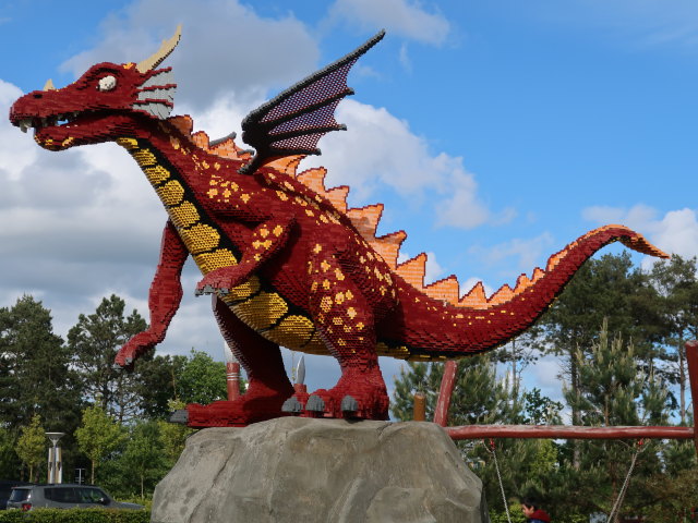 beim Castle Hotel in Billund (26. Mai)