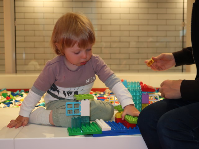 Nils in der Rød Zone im LEGO House in Billund (27. Mai)