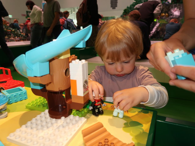Nils in der Grøn Zone im LEGO House in Billund (27. Mai)