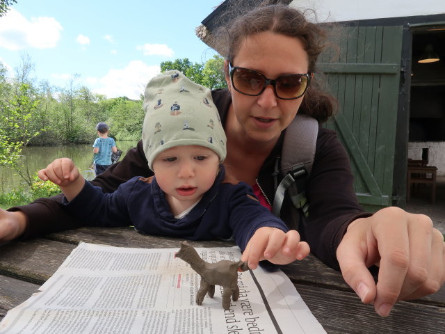 Nils und Sabine im Sagnlandet Lejre (29. Mai)