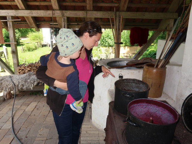 Nils und Sabine im Sagnlandet Lejre (29. Mai)