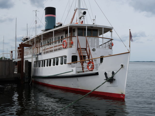 M/S Sagafjord beim Vikingeskibsmuseet in Roskilde (29. Mai)