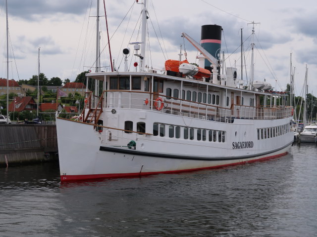 M/S Sagafjord beim Vikingeskibsmuseet in Roskilde (29. Mai)