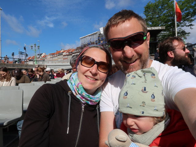 Sabine, ich und Nils am Ved Stranden in København (30. Mai)