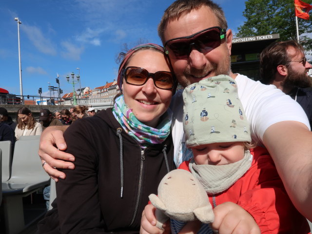 Sabine, ich und Nils am Ved Stranden in København (30. Mai)