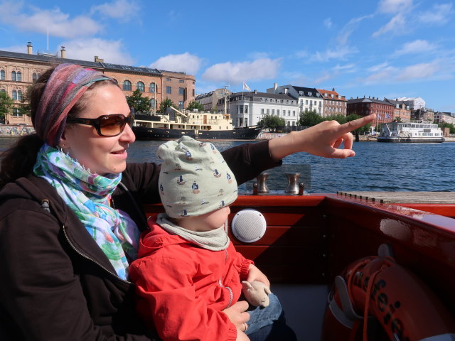 Sabine und Nils in Københavns Havn (30. Mai)