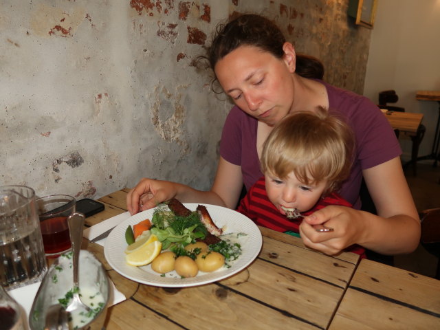 Sabine und Nils im Restaurant 1733 in København (30. Mai)