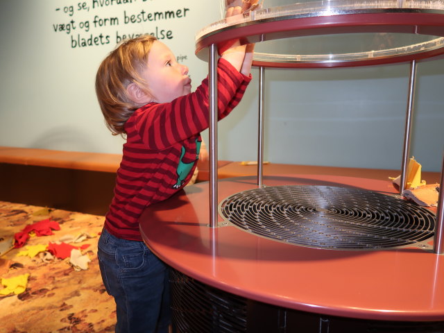 Nils im Experimentarium in Hellerup (31. Mai)