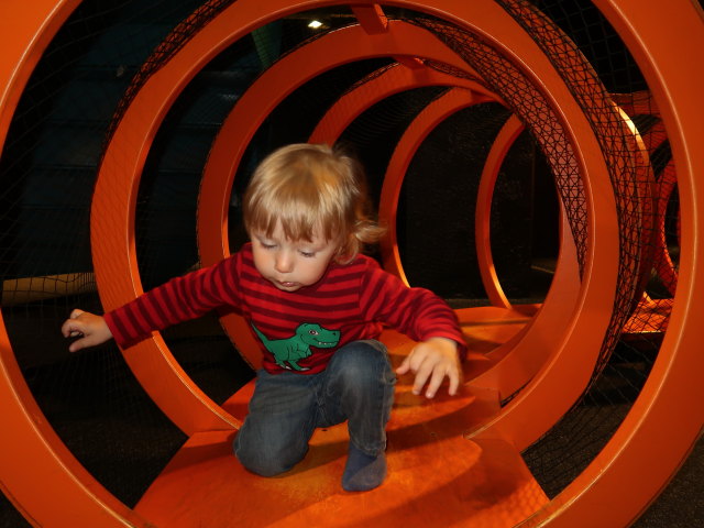 Nils im Experimentarium in Hellerup (31. Mai)