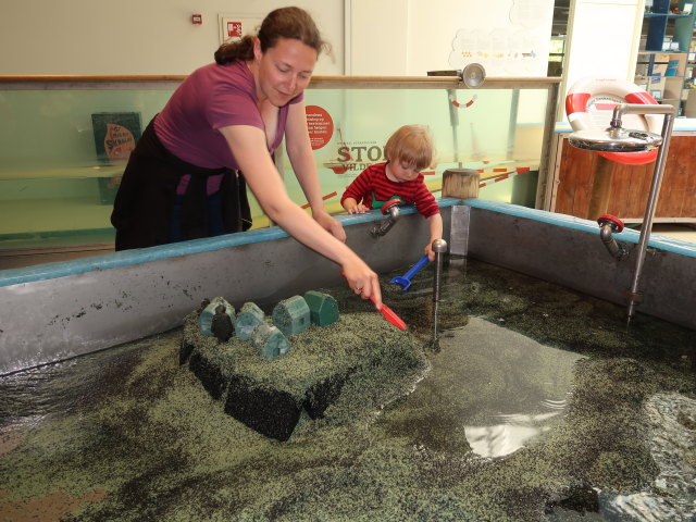 Sabine und Nils im Experimentarium in Hellerup (31. Mai)