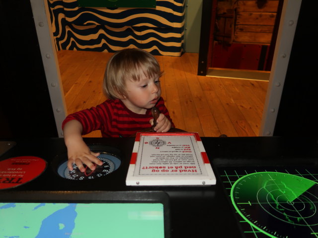 Nils im Experimentarium in Hellerup (31. Mai)