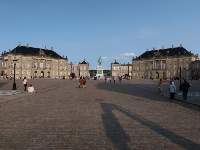 Amalienborg Slotsplads in København (31. Mai)