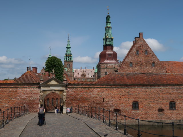 Sabine im Frederiksborg Slot in Hillerød (1. Juni)