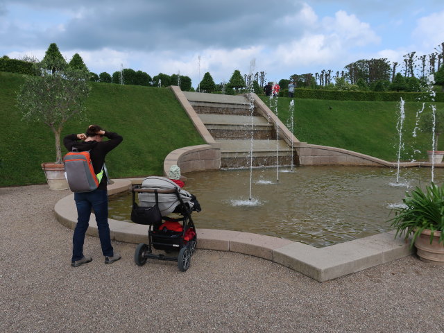 Sabine und Nils im Frederiksborg Haven in Hillerød (1. Juni)