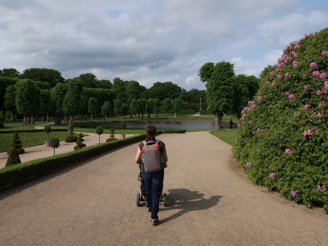 Sabine im Frederiksborg Haven in Hillerød (1. Juni)