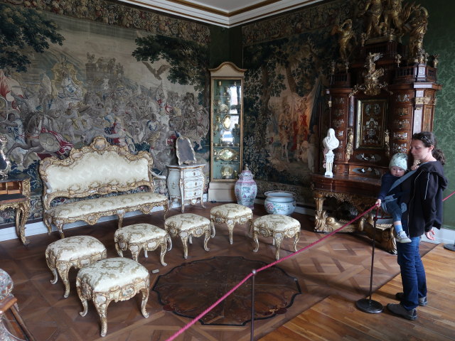 Nils und Sabine im Rosenborg Slot in København (2. Juni)