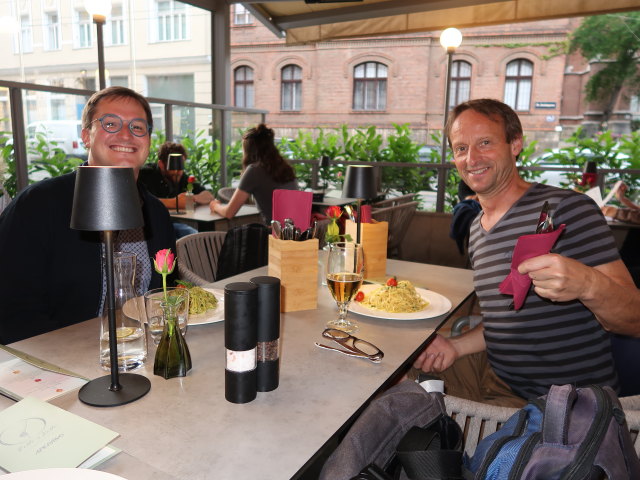 Jakob und Jörg im Pasta e Basta