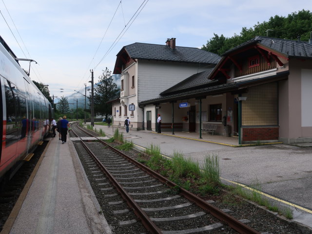 Bahnhof Hinterstoder, 504 m (7. Juni)