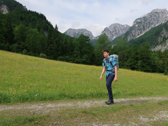 Tim zwischen Gasthof Baumschlagerreith und Hochsteingraben (7. Juni)