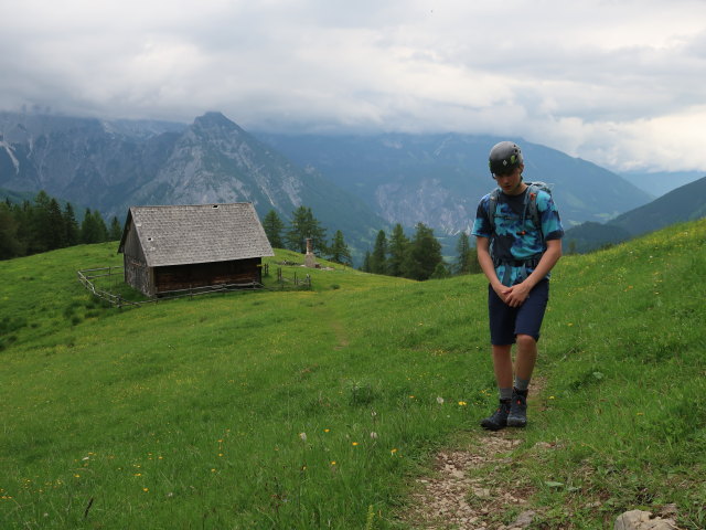 Tim bei der Lögerhütte (7. Juni)