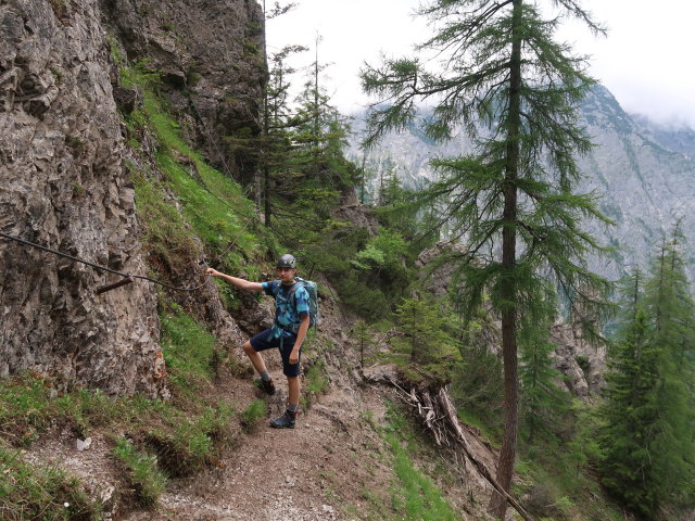 Tim am Stodertaler Dolomitensteig (7. Juni)