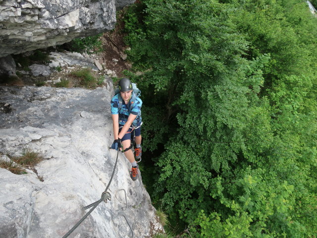 Poppenberg-Klettersteig: Tim (7. Juni)