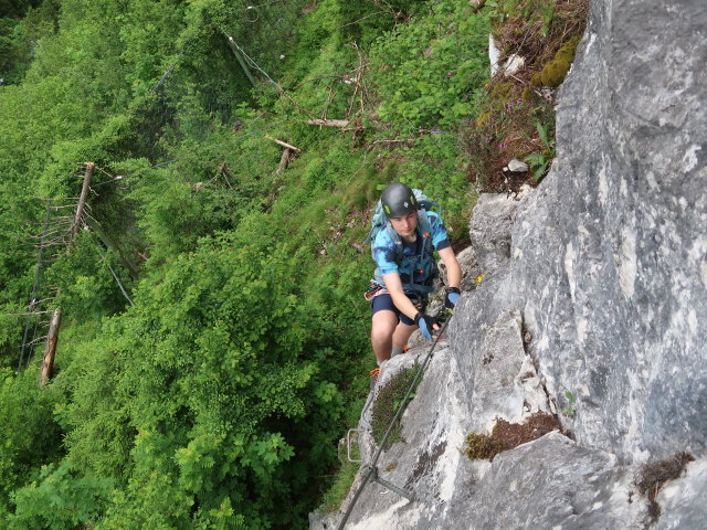 Poppenberg-Klettersteig: Tim (7. Juni)