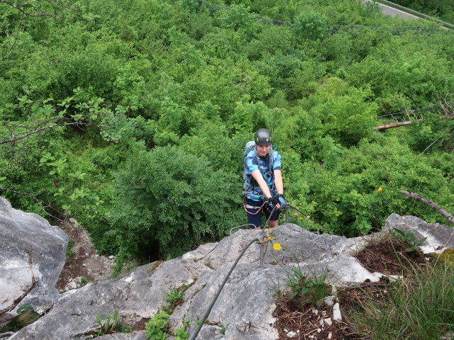 Poppenberg-Klettersteig: Tim (7. Juni)