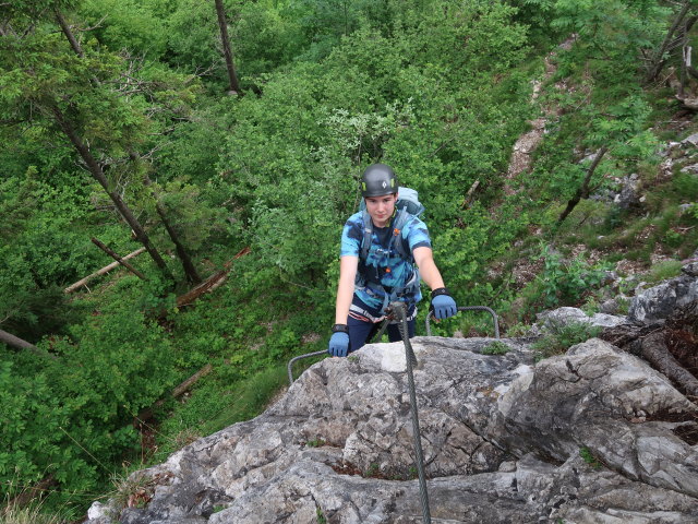 Poppenberg-Klettersteig: Tim (7. Juni)